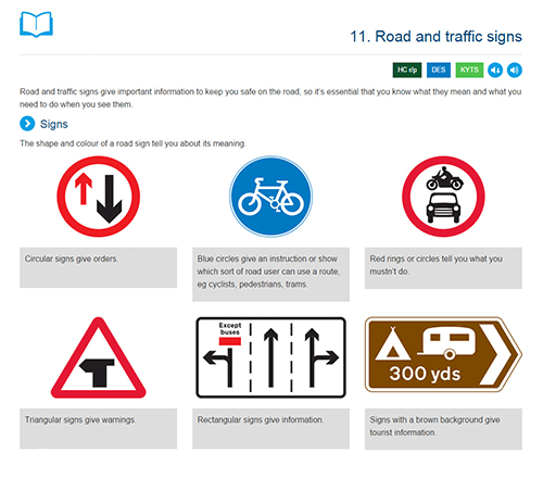 driving theory practice